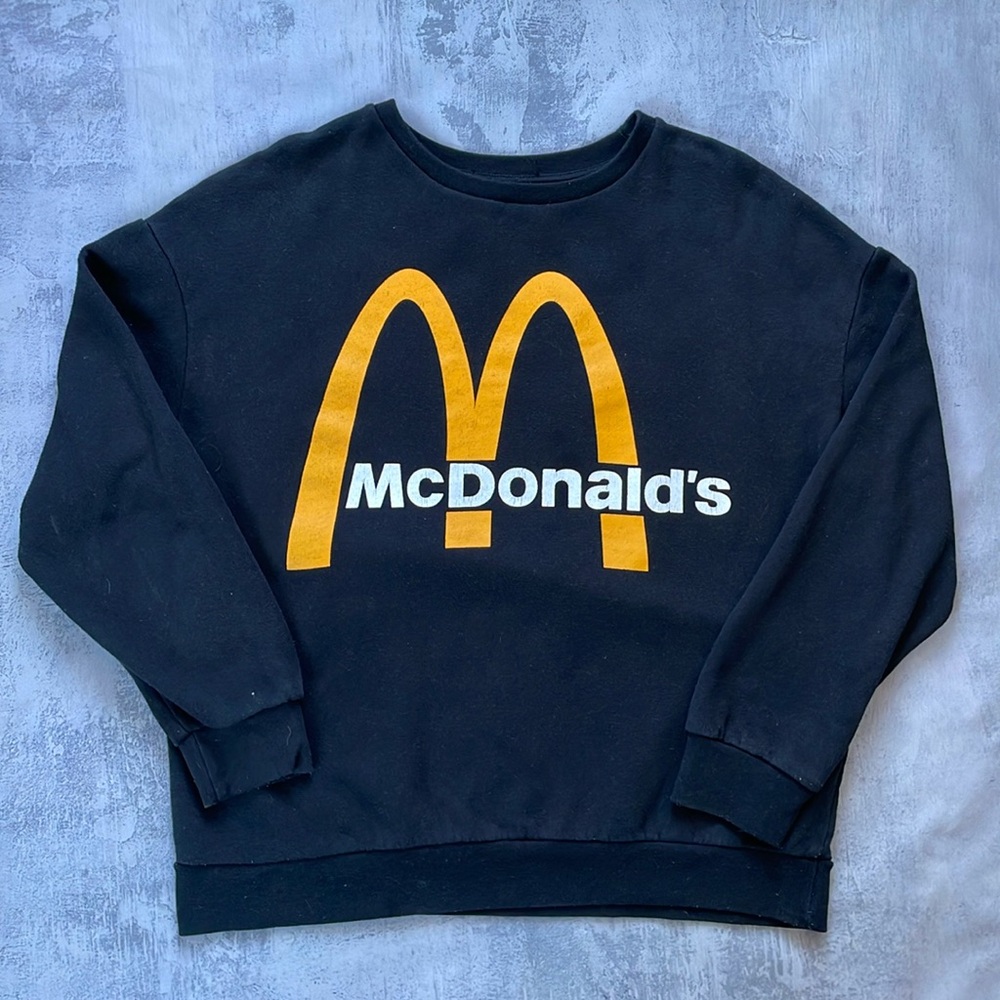 Vintage Black and Gold Crewneck Sweater